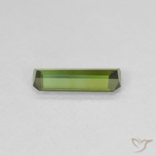 Turmalina Verde médio Natural 0.70ct, Corte Octógono / Esmeralda, VVS