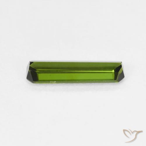 Turmalina Verde médio Natural 0.78ct, Corte Octógono / Esmeralda, VVS