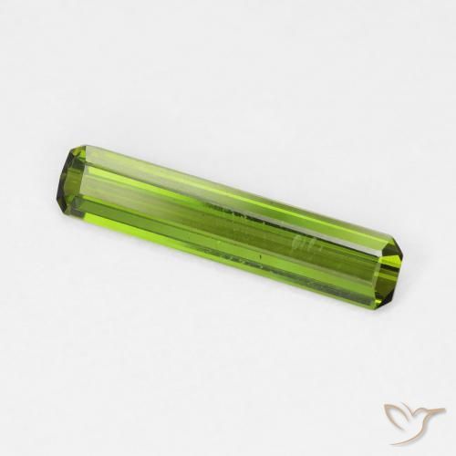 Turmalina verde escuro Natural 0.94ct, Corte Octógono / Esmeralda, VVS