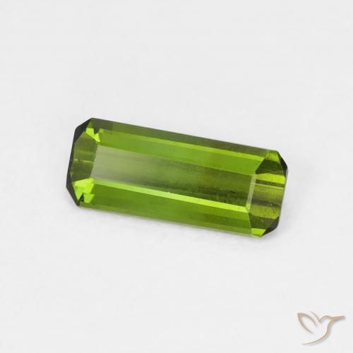 Turmalina Verde médio Natural 0.54ct, Corte Octógono / Esmeralda, VVS