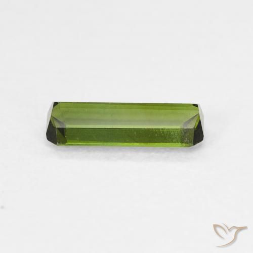 Turmalina Verde médio Natural 0.54ct, Corte Octógono / Esmeralda, VVS