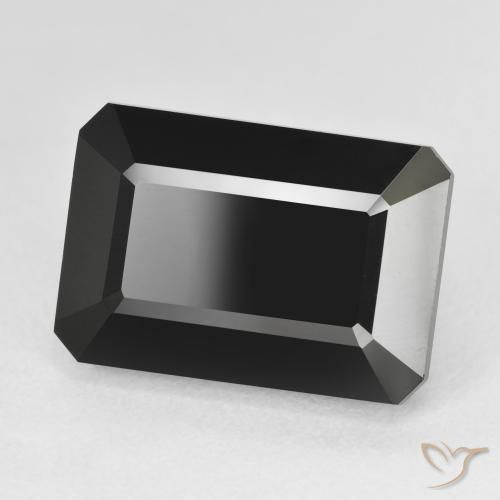 Turmalina Schorl Natural 16.31ct, Corte Octógono / Esmeralda, Opaco