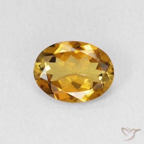 1.09ct Natural Medium Dark-Brown Turmalina, oval, VS