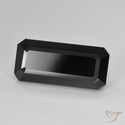 Turmalina Schorl Natural 7.00ct, Corte Octógono / Esmeralda, Opaco