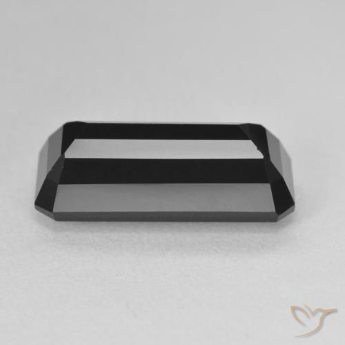 Turmalina Schorl Natural 7.00ct, Corte Octógono / Esmeralda, Opaco