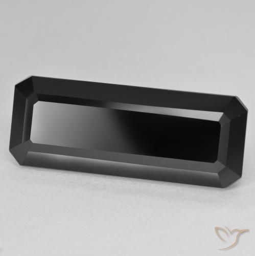 Turmalina Schorl Natural 18.12ct, Corte Octógono / Esmeralda, Opaco