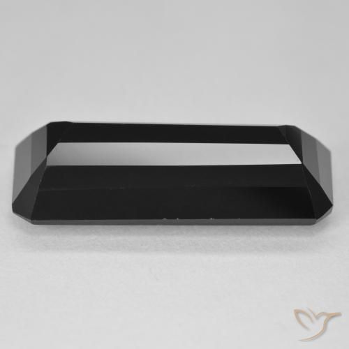 Turmalina Schorl Natural 17.27ct, Corte Octógono / Esmeralda, Opaco