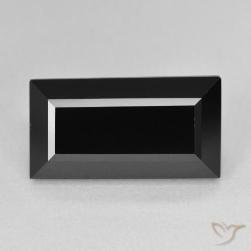 9.33ct Natural Schorl Turmalina, baguete, Opaco