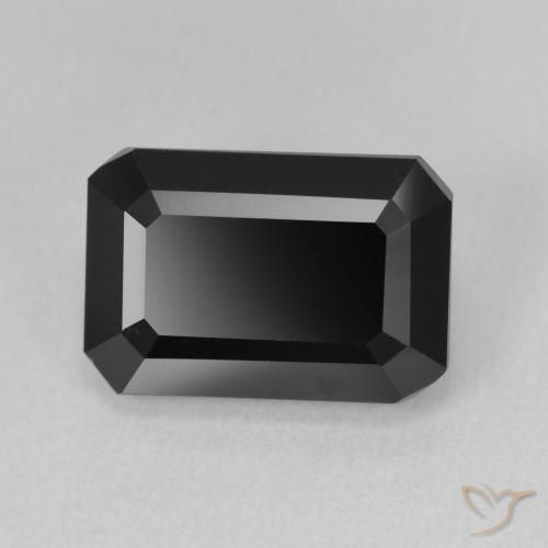 Turmalina Schorl Natural 6.04ct, Corte Octógono / Esmeralda, Opaco