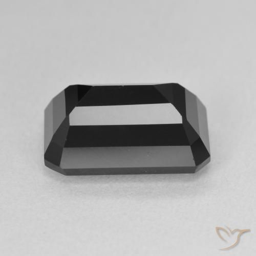 Turmalina Schorl Natural 6.04ct, Corte Octógono / Esmeralda, Opaco