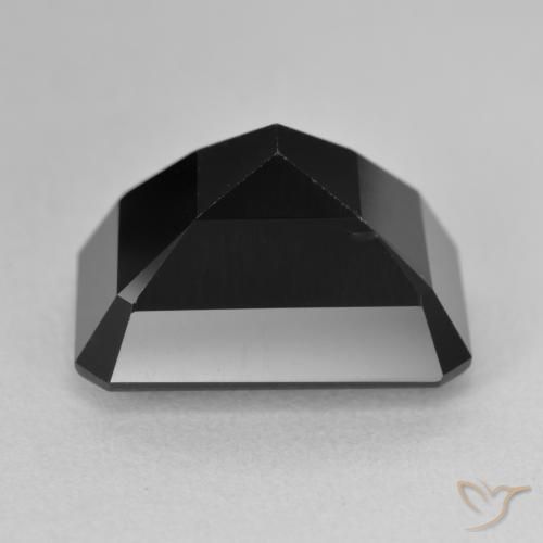 Turmalina Schorl Natural 11.01ct, Corte Octógono / Esmeralda, Opaco