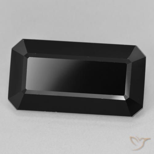 Turmalina Schorl Natural 22.18ct, Corte Octógono / Esmeralda, Opaco
