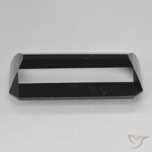 Turmalina Schorl Natural 22.18ct, Corte Octógono / Esmeralda, Opaco