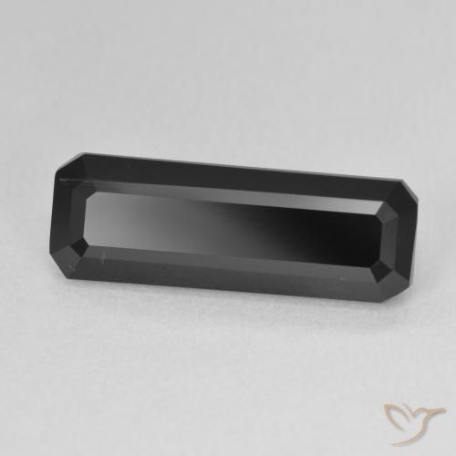 Turmalina Schorl Natural 7.20ct, Corte Octógono / Esmeralda, Opaco