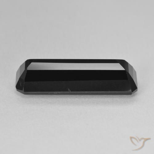 Turmalina Schorl Natural 7.20ct, Corte Octógono / Esmeralda, Opaco
