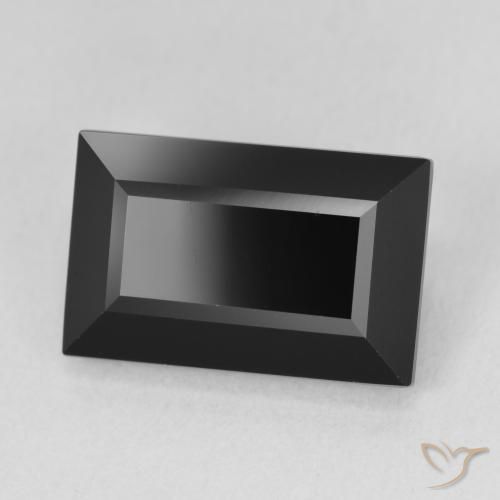 Turmalina Schorl Natural 7.82ct, baguete, Opaco