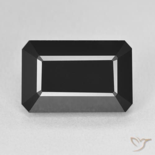 9.48ct Natural Schorl Turmalina, Corte Esmeralda, Opaco