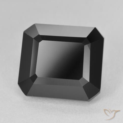Turmalina Schorl Natural 10.24ct, Corte Octógono / Esmeralda, Opaco