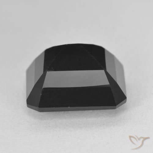 Turmalina Schorl Natural 10.24ct, Corte Octógono / Esmeralda, Opaco