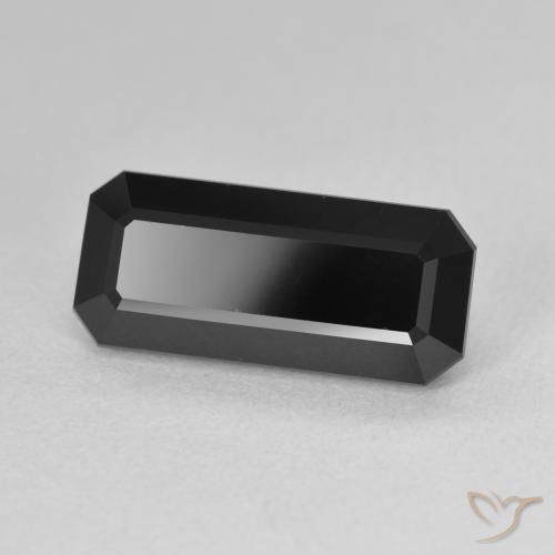 Turmalina Schorl Natural 4.79ct, Corte Octógono / Esmeralda, Opaco