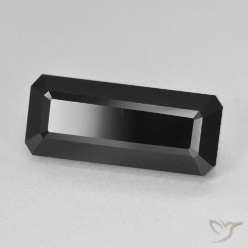 Turmalina Schorl Natural 8.17ct, Corte Octógono / Esmeralda, Opaco
