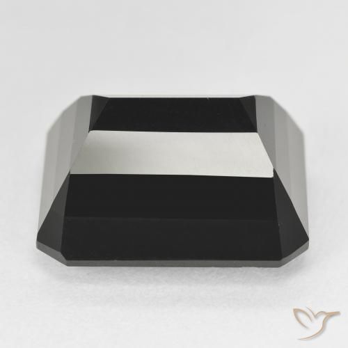 Turmalina Schorl Natural 22.86ct, Corte Octógono / Esmeralda, Opaco