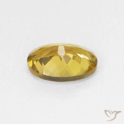 Turmalina Dourado Natural 1.24ct, oval, VVS-VS