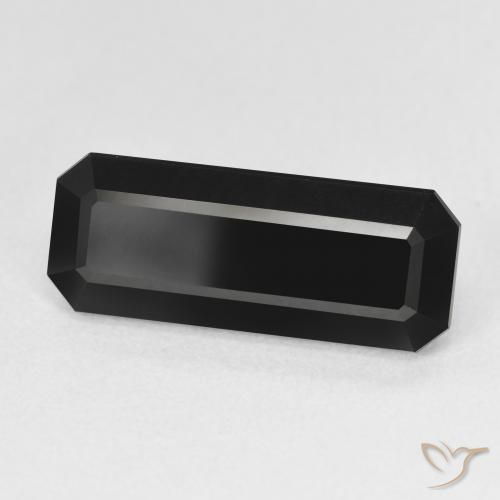 Turmalina Schorl Natural 6.22ct, Corte Octógono / Esmeralda, Opaco