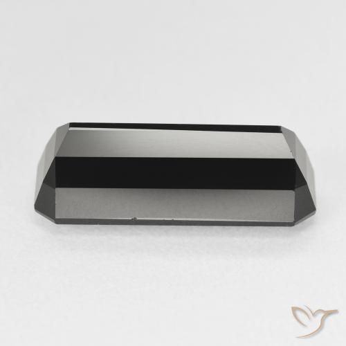 Turmalina Schorl Natural 6.22ct, Corte Octógono / Esmeralda, Opaco
