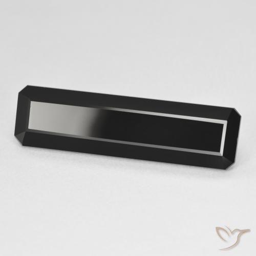 Turmalina Schorl Natural 8.51ct, Corte Octógono / Esmeralda, Opaco