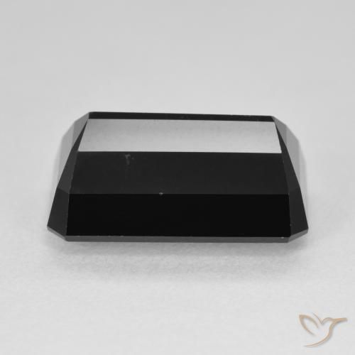 Turmalina Schorl Natural 9.61ct, Corte Octógono / Esmeralda, Opaco