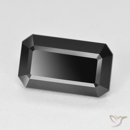 Turmalina Schorl Natural 6.64ct, Corte Octógono / Esmeralda, Opaco