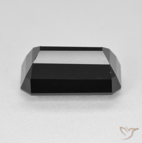 Turmalina Schorl Natural 6.64ct, Corte Octógono / Esmeralda, Opaco