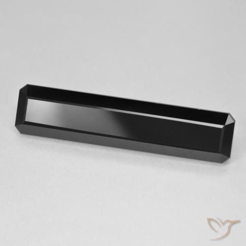 Turmalina Schorl Natural 15.23ct, Corte Octógono / Esmeralda, Opaco