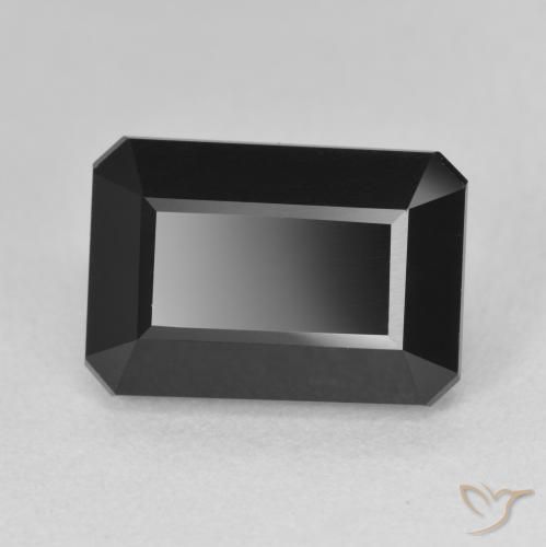 Turmalina Schorl Natural 9.45ct, Corte Octógono / Esmeralda, Opaco