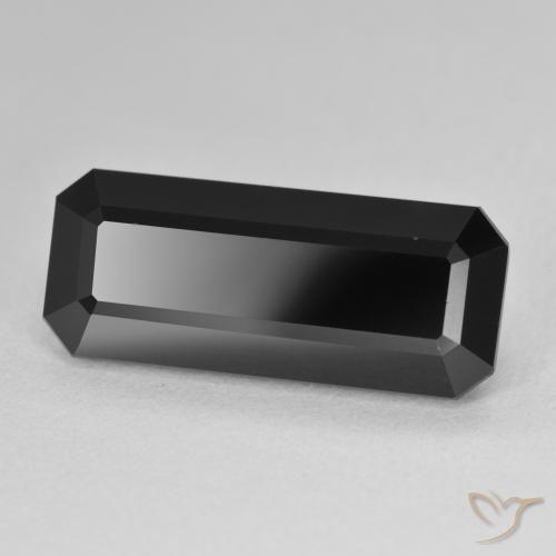 Turmalina Schorl Natural 10.94ct, Corte Octógono / Esmeralda, Opaco