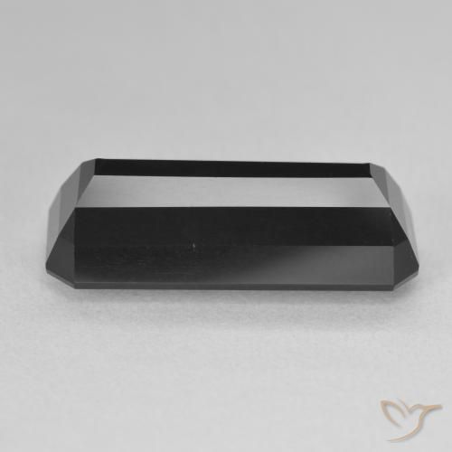 Turmalina Schorl Natural 10.94ct, Corte Octógono / Esmeralda, Opaco