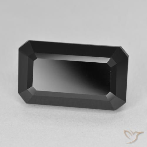 Turmalina Schorl Natural 11.38ct, Corte Octógono / Esmeralda, Opaco