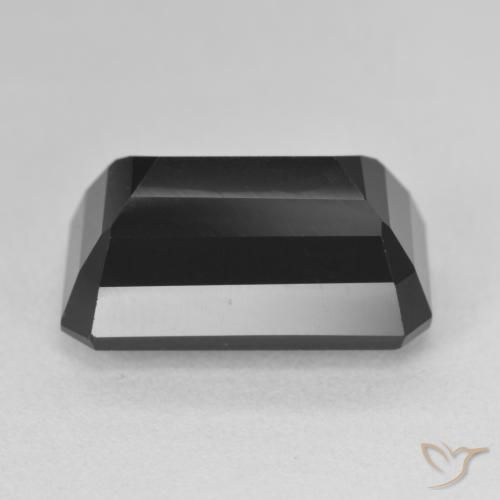 Turmalina Schorl Natural 11.38ct, Corte Octógono / Esmeralda, Opaco