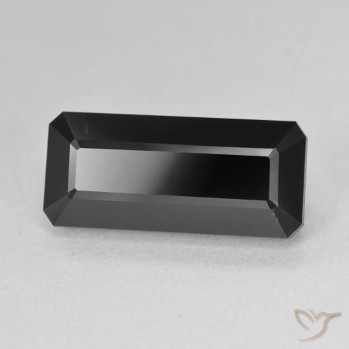 Turmalina Schorl Natural 7.51ct, Corte Octógono / Esmeralda, Opaco