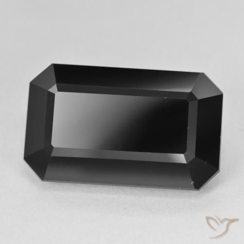Turmalina Schorl Natural 18.21ct, Corte Octógono / Esmeralda, Opaco