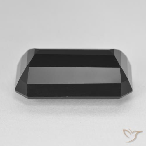 Turmalina Schorl Natural 18.21ct, Corte Octógono / Esmeralda, Opaco