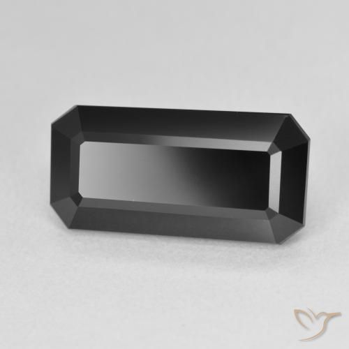 Turmalina Schorl Natural 7.43ct, Corte Octógono / Esmeralda, Opaco