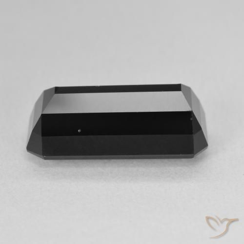 Turmalina Schorl Natural 7.43ct, Corte Octógono / Esmeralda, Opaco
