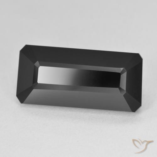Turmalina Schorl Natural 11.34ct, Corte Octógono / Esmeralda, Opaco