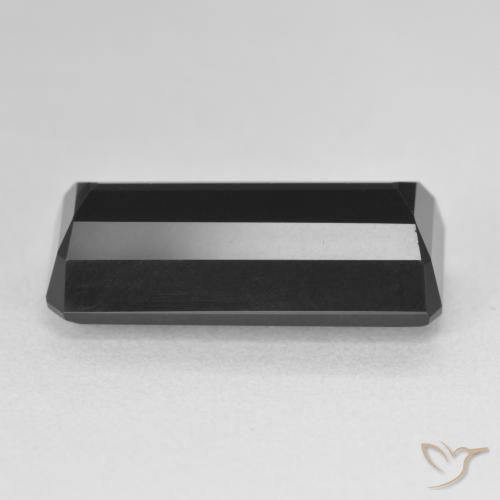 Turmalina Schorl Natural 11.34ct, Corte Octógono / Esmeralda, Opaco