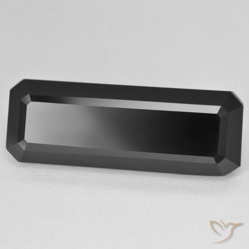 Turmalina Schorl Natural 18.54ct, Corte Octógono / Esmeralda, Opaco
