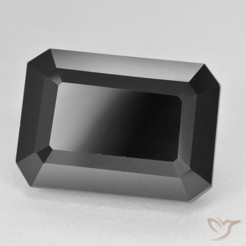 Turmalina Schorl Natural 25.38ct, Corte Octógono / Esmeralda, Opaco
