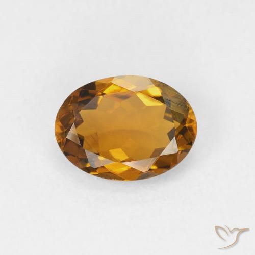1.04ct Natural Marrom dourado Turmalina, oval, VVS