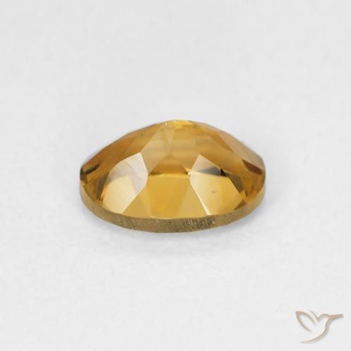 Turmalina Marrom dourado Natural 0.93ct, oval, VVS-VS